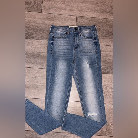Mudd Denim Jeans Size 1 FLX Stretch High Rise Jeggings EUC - Picture 1 of 9
